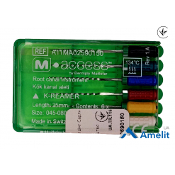 Інструмент ручний K-Reamers M-Access №45-80, 25 мм (Dentsply Maillefer), 6 шт./пак.